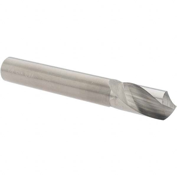 Chicago-Latrobe - 1/2" Body Diam, 120°, 3-3/4" OAL, Solid Carbide Spotting Drill - USA Tool & Supply