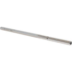 Cleveland - 6mm High Speed Steel 6 Flute Chucking Reamer - Straight Flute, Straight Shank, 38.1mm Flute Length, 152.4mm OAL - USA Tool & Supply