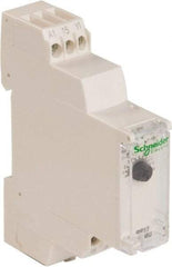 Schneider Electric - 100 hr Delay, Multiple Range SPDT Time Delay Relay - 8 Contact Amp, 24 to 240 VAC/VDC, Selector Switch - USA Tool & Supply