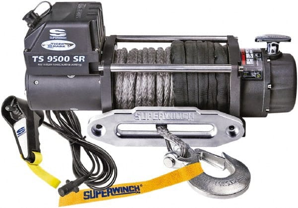 Superwinch - 9,500 Lb Capacity, 80' Cable Length, Automotive Heavy-Duty Recovery Winch - USA Tool & Supply