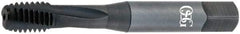 OSG - M10x1.50, 3 Flute, 15° Helix, Modified Bottoming Chamfer, V Finish, Powdered Metal Spiral Flute STI Tap - Right Hand Flute, 3-3/8" OAL, 0.367" Shank Diam, 1-21/32" Thread Length, 6H Class of Fit, Series 345STI - Exact Industrial Supply