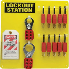 Brady - Empty Acrylic Padlock Station - USA Tool & Supply