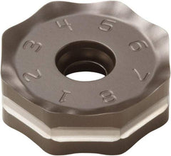 Seco - ONMU090520 M13 Grade MK1500 Carbide Milling Insert - TiCN/Al2O3 Finish, 0.228" Thick, 0.866" Inscribed Circle - USA Tool & Supply