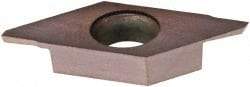 Kennametal - A23 CR KCU25 Grade, 0.118" Cutting Width, Carbide Cutoff Insert - 6° Right Hand Lead Angle, 0.012" Cnr Rad, AlTiN Coated - USA Tool & Supply
