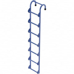 Vestil - 84" High 300 Lb Capacity 7 Step Ladder - USA Tool & Supply