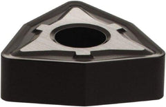Seco - WNMG433 M5 Grade TK1001 Carbide Turning Insert - Trigon, 1/2" Inscr Circle, 0.188" Thick, 3/64" Corner Radius - USA Tool & Supply