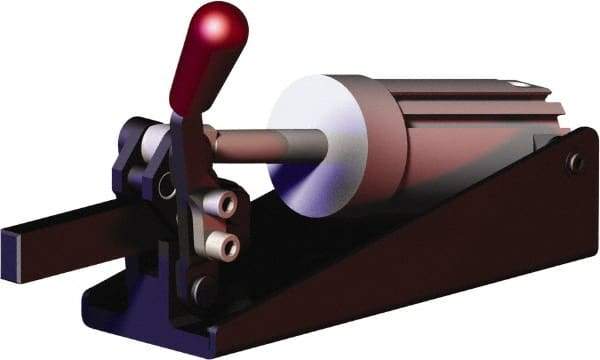 De-Sta-Co - 832 Lb Inner Hold Capacity, Horiz Mount, Air Power Hold-Down Toggle Clamp - G1/8 Port, 145 Max psi, 98° Bar Opening, 35.31mm Height Under Bar - USA Tool & Supply