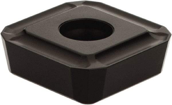 Seco - SPGX1504 C1 Grade DP3000 Carbide Indexable Drill Insert - TiCN/Al2O3 Finish, Square, 5/8" Inscribed Circle - USA Tool & Supply