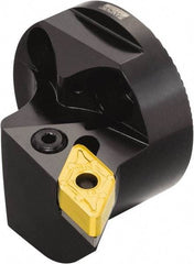 Sandvik Coromant - Right Hand Cut, Size 60, DNMG 442 Insert Compatiblity, Modular Turning & Profiling Cutting Unit Head - 43mm Ctr to Cutting Edge, 40mm Head Length, Through Coolant, Series T-Max P - USA Tool & Supply