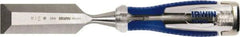 Irwin - 1-1/4" Blade Width Wood Chisel - Acetate Handle - USA Tool & Supply