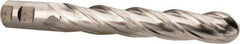 Melin Tool - 1" Diam, 6" LOC, 4 Flute Cobalt Ball End Mill - Uncoated, Single End, 8-1/2" OAL, 1" Shank Diam, Spiral Flute - USA Tool & Supply