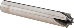 Melin Tool - 1/8" Radius, 4 Flute Solid Carbide Corner Rounding End Mill - Single End, Uncoated, 1/4" Tip Diam, 3" OAL, 1/2" Shank Diam - USA Tool & Supply