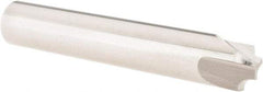 Melin Tool - 1/8" Radius, 3 Flute Solid Carbide Corner Rounding End Mill - Single End, Uncoated, 1/4" Tip Diam, 3" OAL, 1/2" Shank Diam - USA Tool & Supply
