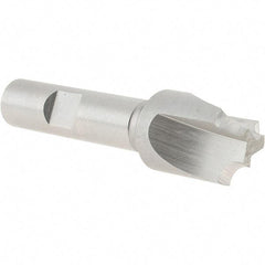 Melin Tool - 3/16" Radius, 3/4" Mill Diam, 3 Flute Cobalt Corner Rounding End Mill - Single End, Uncoated, 3/8" Tip Diam, 3" OAL, 3/4" Shank Diam - USA Tool & Supply
