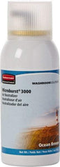 Rubbermaid - 2 oz Air Freshener Dispenser Aerosol Refill - Ocean Breeze, Compatible with Microburst 3000 Dispensers - USA Tool & Supply