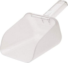 Rubbermaid - 32 oz Clear Polycarbonate Flat Bottom Scoop - 4.8" Wide x 4.7" Deep Bowl, 10.8" OAL - USA Tool & Supply