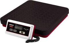 Rubbermaid - 150 Lb Capacity, LCD Receiving Scale - 0.2 Lb Graduation, Low-Profile, Non-Skid Platform & Tare Feature - USA Tool & Supply