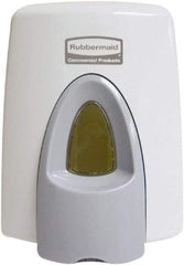 Rubbermaid - 400 mL Foam Seat Cleaner System Dispenser - Plastic, Wall Mounted, White - USA Tool & Supply