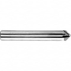 Melin Tool - 1/4" Diam 4 Flute Single End Solid Carbide Chamfer Mill - USA Tool & Supply