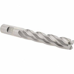Melin Tool - 5/8" Diam, Fine Pitch, 3-1/8" LOC, 4 Flute Cobalt Corner Chamfer Roughing End Mill - Uncoated, 5-1/4" OAL, 5/8" Shank Diam, Single End, Centercutting, 30° Helix - USA Tool & Supply