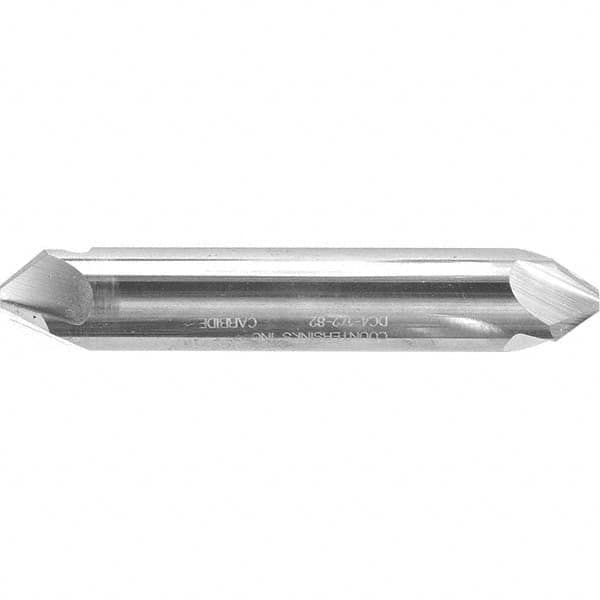 Melin Tool - 5/8" Head Diam, 5/8" Shank Diam, 4 Flute 100° Solid Carbide Countersink - USA Tool & Supply