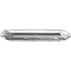 Melin Tool - 5/8" Head Diam, 5/8" Shank Diam, 4 Flute 100° Solid Carbide Countersink - USA Tool & Supply