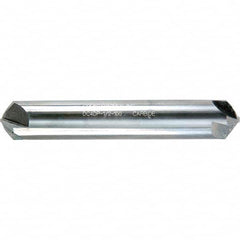 Melin Tool - 1/4" Head Diam, 1/4" Shank Diam, 4 Flute 82° Solid Carbide Countersink - USA Tool & Supply