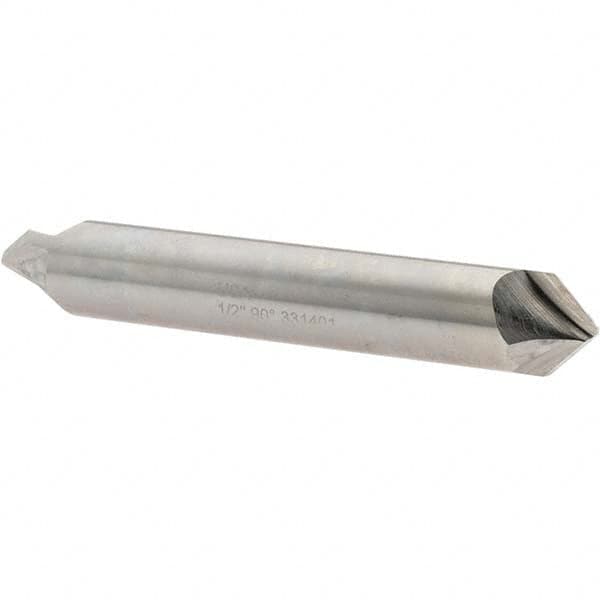 Melin Tool - 1/2" Diam 2 Flute Double End Cobalt Chamfer Mill - USA Tool & Supply