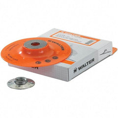 WALTER Surface Technologies - 5" Diam Disc Backing Pad - 12,200 RPM - USA Tool & Supply