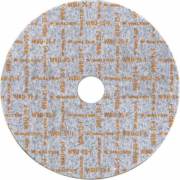 WALTER Surface Technologies - 6" Diam, 1" Face Width, 1" Center Hole, Fine Grade, Silicon Carbide Deburring Wheel - Unitized, Soft Grade, 5,000 RPM - USA Tool & Supply
