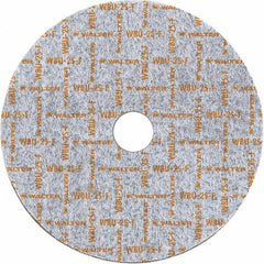 WALTER Surface Technologies - 6" Diam, 1" Face Width, 1" Center Hole, Fine Grade, Silicon Carbide Deburring Wheel - Unitized, Soft Grade, 5,000 RPM - USA Tool & Supply