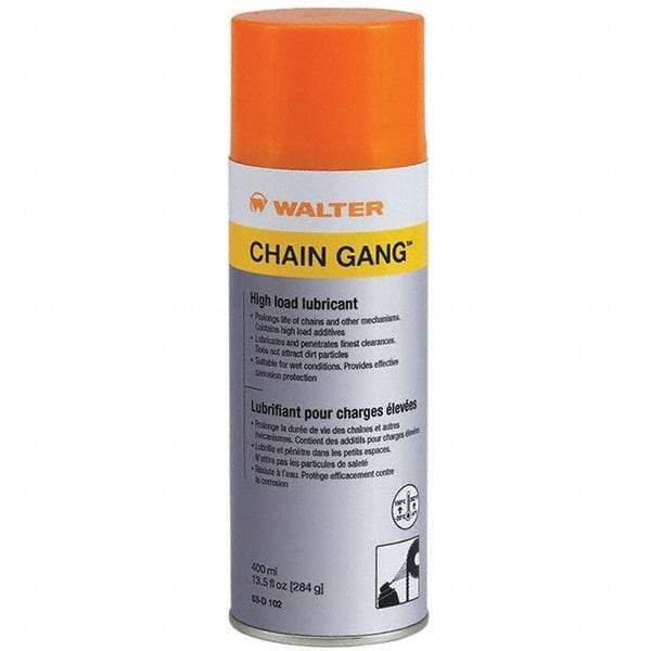 WALTER Surface Technologies - 13.5 oz Aerosol High Performance Chain & Cable Lubricant - -4 to 302°F - USA Tool & Supply