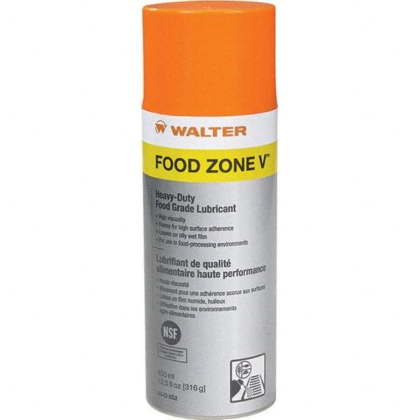 WALTER Surface Technologies - 400 mL Aerosol Penetrant/Lubricant - White, -31°F to 275°F, Food Grade - USA Tool & Supply