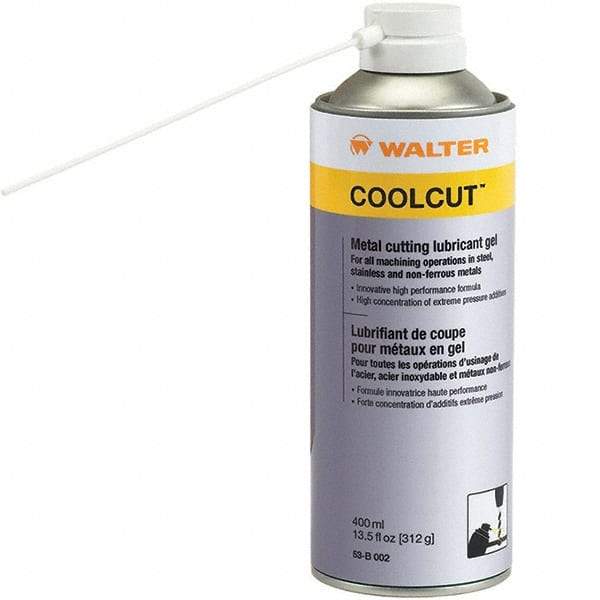 WALTER Surface Technologies - CoolCut, 11 oz Aerosol Cutting Fluid - Gel, For Broaching, Drilling, Milling, Reaming, Sawing, Shearing, Tapping - USA Tool & Supply