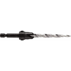 Irwin - Adjustable-Depth Drill Countersinks Cutter Head Diameter (Inch): 1/2 Drill Size Compatibility (Decimal Inch): 0.2500 - USA Tool & Supply