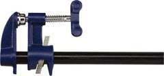 Irwin - 3/4" Pipe, 2-1/2" Throat Depth, Clutch & Deep Throat Pipe Clamp - For Use with Unthreaded Pipe - USA Tool & Supply