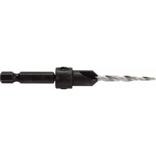 Irwin - Adjustable-Depth Drill Countersinks Cutter Head Diameter (Inch): 5/16 Drill Size Compatibility (Decimal Inch): 0.1406 - USA Tool & Supply
