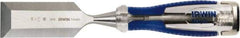 Irwin - 1-1/2" Blade Width Wood Chisel - Acetate Handle - USA Tool & Supply