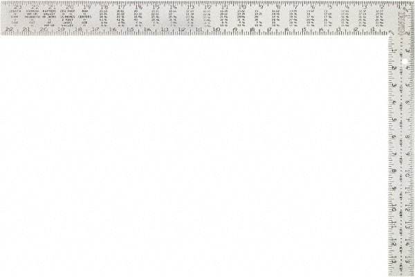 Irwin - 24" Blade Length, 16" Base Length Aluminum Square - USA Tool & Supply