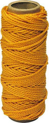 Irwin - #18, Nylon Braided Twine - Orange - USA Tool & Supply