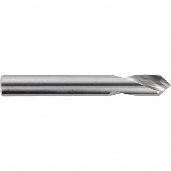 Melin Tool - 8mm Body Diam, 90°, 79mm OAL, Cobalt Spotting Drill - USA Tool & Supply