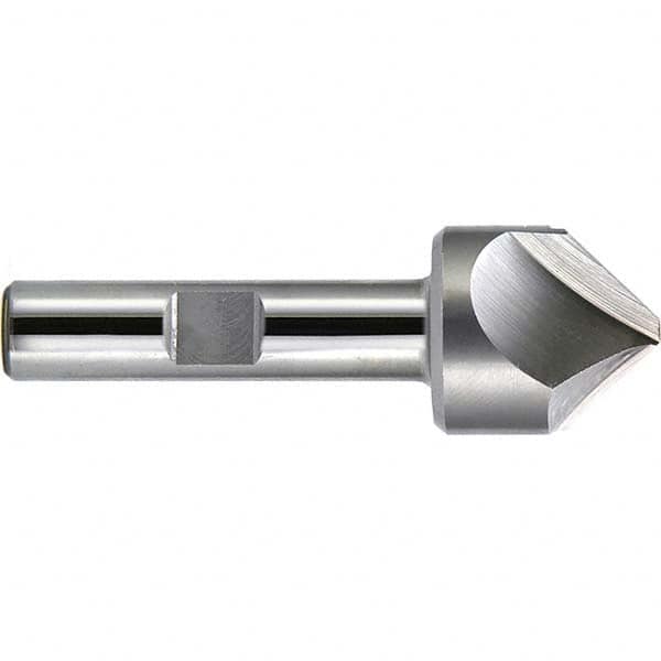 Melin Tool - 1-1/4" Diam 2 Flute Single End Cobalt Chamfer Mill - USA Tool & Supply