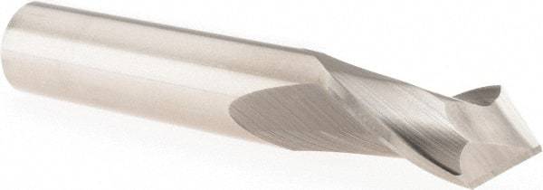 Melin Tool - 1/2" Diam, 1" LOC, 2 Flute, 82° Point Angle, Solid Carbide Drill Mill - Uncoated, 3" OAL, 1/2" Shank Diam - USA Tool & Supply