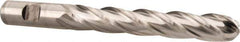 Melin Tool - 5/8" Diam, 4" LOC, 4 Flute Cobalt Ball End Mill - Uncoated, Single End, 6-1/8" OAL, 5/8" Shank Diam, Spiral Flute - USA Tool & Supply