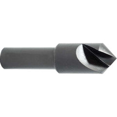 Melin Tool - 1-1/4" Head Diam, 1/2" Shank Diam, 1 Flute 100° High Speed Steel Countersink - USA Tool & Supply