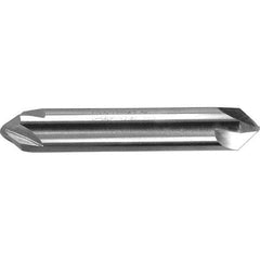 Melin Tool - 1/4" Head Diam, 1/4" Shank Diam, 4 Flute 60° High Speed Steel Countersink - USA Tool & Supply