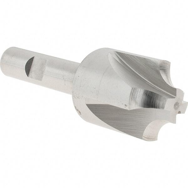 Melin Tool - 5/16" Radius, 1-1/8" Mill Diam, 4 Flute Cobalt Corner Rounding End Mill - Single End, Uncoated, 1/2" Tip Diam, 3-1/2" OAL, 1-1/8" Shank Diam - USA Tool & Supply