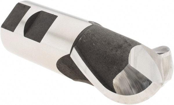 Melin Tool - 1-5/8" Diam, 1-5/8" LOC, 2 Flute High Speed Steel Ball End Mill - Uncoated, Single End, 4-1/8" OAL, 1-1/4" Shank Diam, Spiral Flute - USA Tool & Supply