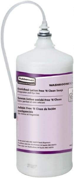 Rubbermaid - 800 mL Dispenser Refill Lotion Hand Cleaner - White, Fragrance Free Scent - USA Tool & Supply