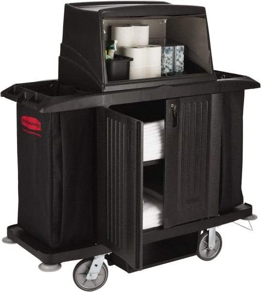 Rubbermaid - Janitor Cart - 1,715mm Width, 1,524mm Long - USA Tool & Supply